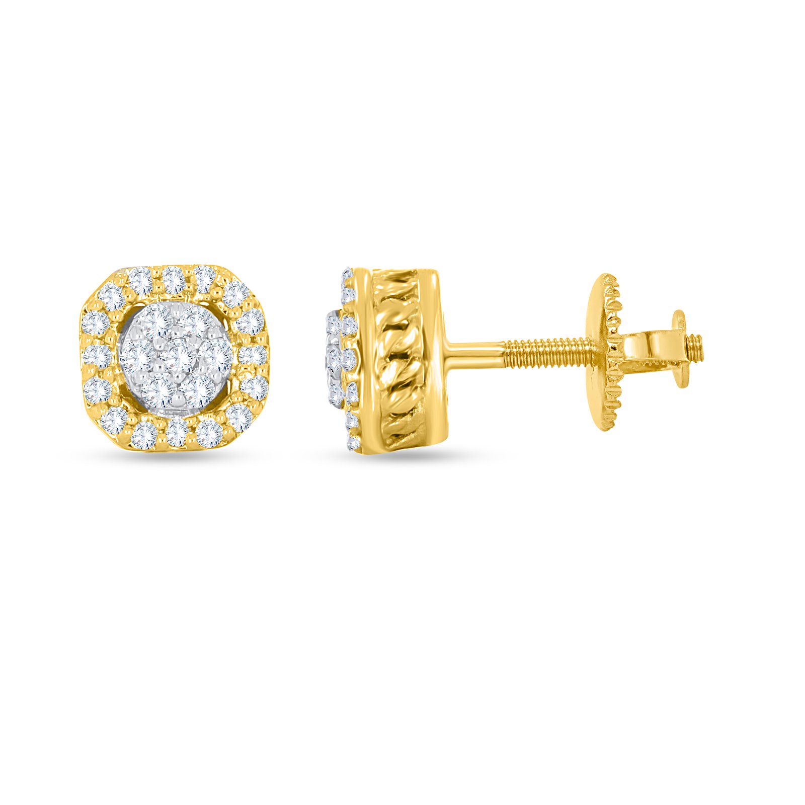 10K 0.18CT D-EARRING LDS RDS